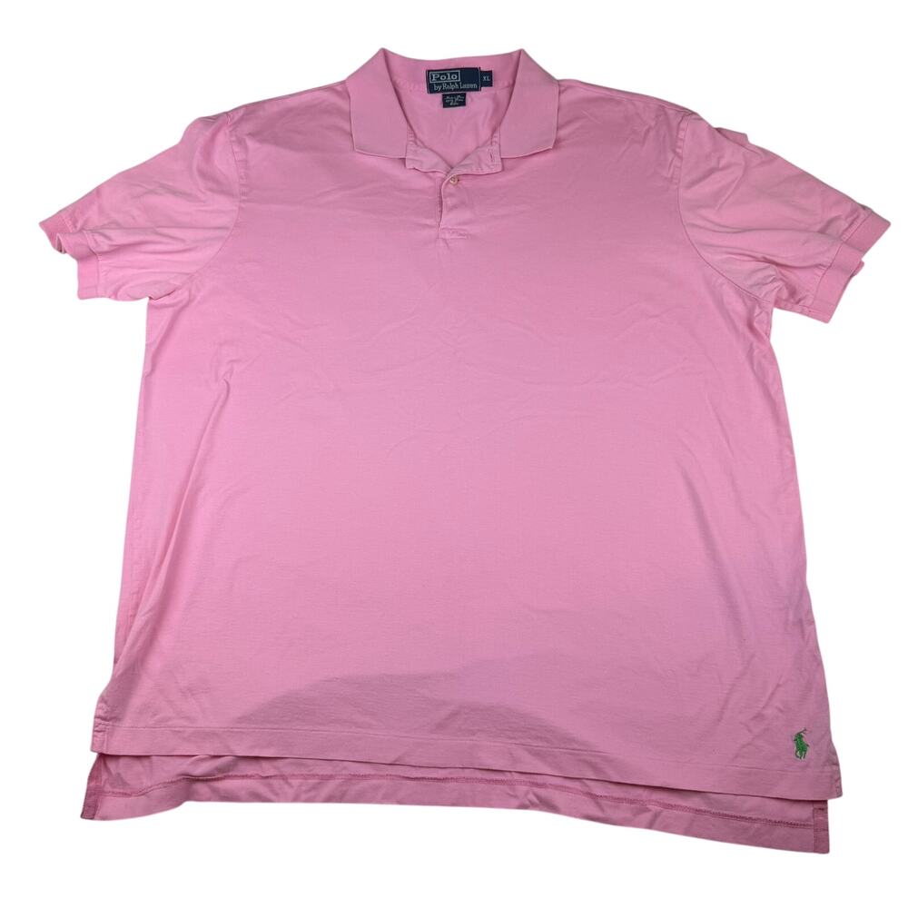 Polo Ralph Lauren Pink Pima Cotton Polo Shirt XL
